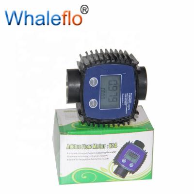 China Biofuel Industry Whaleflo K24 Adblue Adjustable Pump Meter Digital Turbine Flow Meter For Oil Diesel for sale