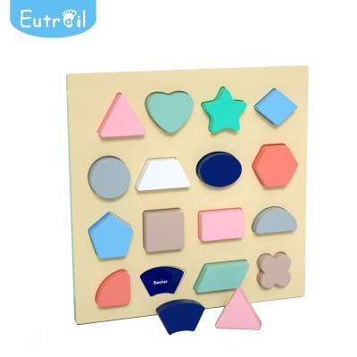 China Wooden + Metal + Plastic Shape Letter Number Wooden Toy Educational Toys Animal Wooden Puzzle for sale