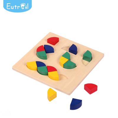 China Wooden DIY Kids Wooden Shape Wooden Toy Block Puzzles Educational Toys for sale