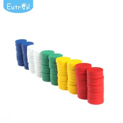 China Round Shape Wooden Wooden Block Wooden Early Learning Educational Toys for sale