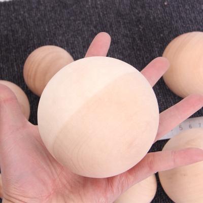 China Beech Wood Wooden Round Ball Play Toy Kids Educational Toys Natural Wooden Toy for sale