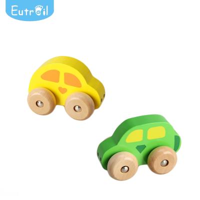 China Construction Kids DIY Wooden Car Toys SUV Truck for sale