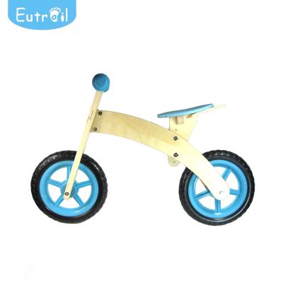 China Quality Wooden+Metal+Plastic Wooden Ride On Car Mini Children Balance Bike for sale