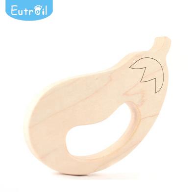 China Beech Wood DIY Kids Painting Wood Toys Animal and Fruit Shape Natural Wooden Toys for sale