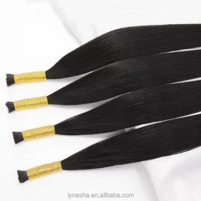 China Silky Straight Wave No Chemical Processed Bulk Braiding Hair for sale