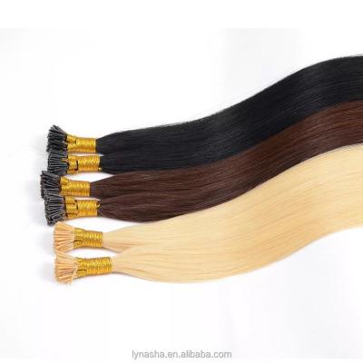 China Silky Straight Wave Factory Dropship I Tip Hair Extensions Wholesale for sale