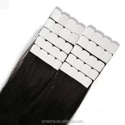 China Silky Straight Wave Tangle Free Cuticle Aligned Two Tone Tape Hair Extension for sale