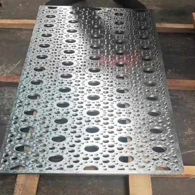 China Metal Mesh Good Quality Round Hole Decorative Perforated Punched Metal Mesh for sale