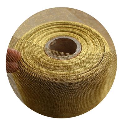 China Decorate or Mask Customizable Woven Copper Bronze Wire Mesh Signal Brass Wire Mesh for sale