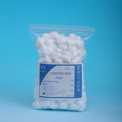 중국 Premium Disposable Medical 100% Cotton Balls With High Absorbency 판매용