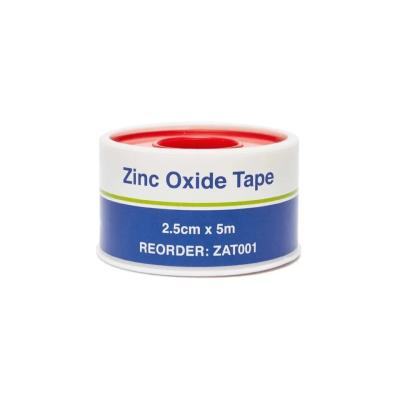 China Excellent Air Permeability Zinc Oxide Tape 2.5cm*5m Adhesive Plaster Tape for sale