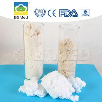 China Soft Absorbent Cotton Raw Material , Brownish White Surgical Cotton Wool for sale