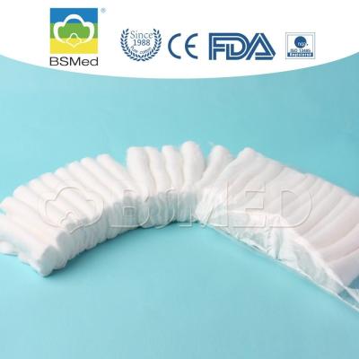 Κίνα 10g-1000g / σακούλα Βαμβακερό σπείρωμα με 4,5 Cm X 6cm/10cm/20cm Μέγεθος ανά PC Πλεγμένο βαμβακερό σπείρωμα Απορροφητικό βαμβάκι ιατρικό βαμβάκι Καθαρό λευκό μαλακό άνετο ιατρικό μαλλί αποστειρωμένο προς πώληση
