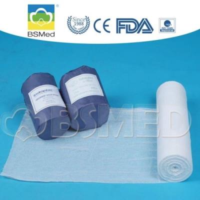 China Gasa absorbente quirúrgica de la algodón, Gauze Dressing estéril longitud de los 50m/de los 90m en venta