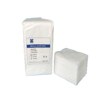 China Algodão 40S 100% descorado Gauze Pads Lap Sponge estéril médico à venda