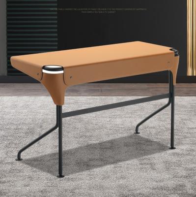 China Wholesale Modern Wooden KD Metal Study Table Computer Desk for sale