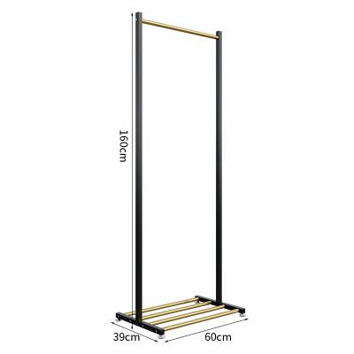 China KD T Modern Industrial Wood Metal Portable Clothes Display Hanger Coat Racks Stand for sale