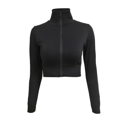 China Wholesale Customized Good Quality Gym Yoga Training Jacket Custom Women's Training for sale