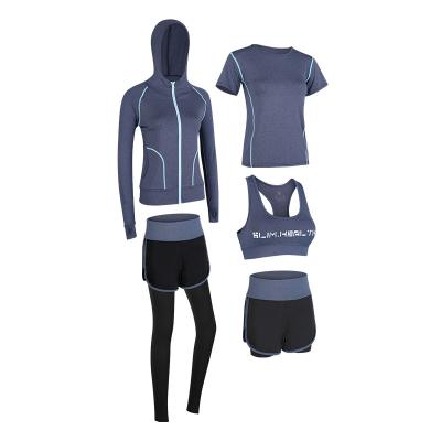 China Breathable New Promotion Style Hot Yoga Pants Sets Yoga Wear Sports Clothing Set Women Sports Set 5 for sale