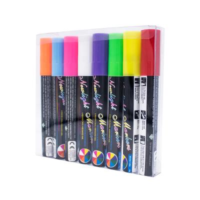 China Liquid Blackboard Chalk Marker Pen 24 Colors To Choose Smooth Writing Pen Set 14*1.6cm for sale