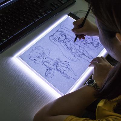 China A4 Led Light Box Panel Artist Tattoo Board Super Thin Finding Drawing Ultrathin Portable Led Finding Pad A3 Led Light Box for sale