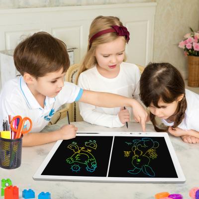 China 20 Inch Self Adhesive LCD Writing Pad Ultrathin Tablet Pad Kids Graphic Drawing Board Digital Notepads Scribble Pad Electronic Paperless Notepad for sale