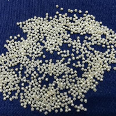 China Jewelry Making Wholesale 2mm Small White Loose Round Potato Good Beads With Smooth For Jewelry Making for sale