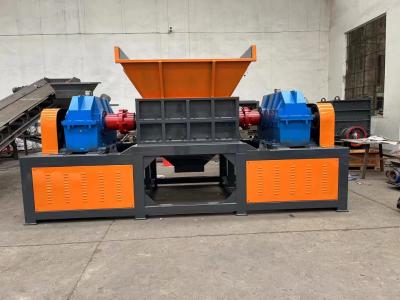 China Double Shaft Shredder Wood Shredding Machine Double Shaft Wooden Pallet Shredder for sale