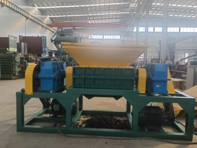 China Industrial Double Shaft Shredder  Plastic Tire Rubber Shredder Heavy Duty Metal Waste Shredder for sale