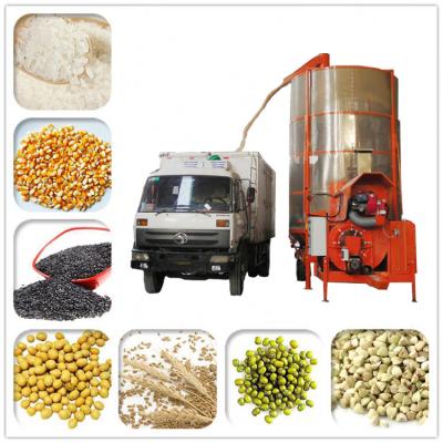 China 25m³ 540rpm Batch Grain Dryer Using Cyclotron Heating Device for sale