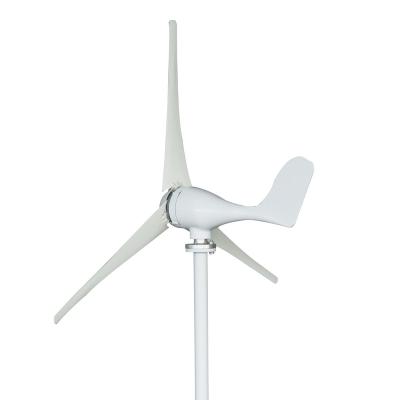 China Nylon fiber High Efficient Windmills 300W 400w 600w 1000w 12v 24v Horizontal Shaft Wind Turbine Camping Wind Power Generator for sale