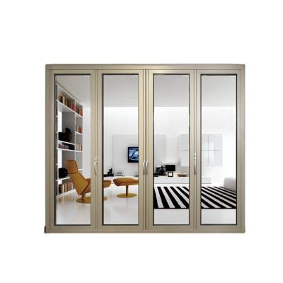 China G&C FUSON china factory aluminum frame panel folding glass folding door for home decoration for sale