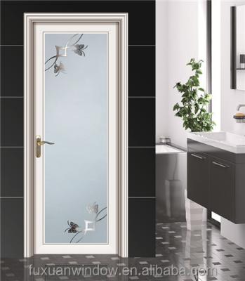 China New design brand china swing top aluminum casement glass door for washroom for sale