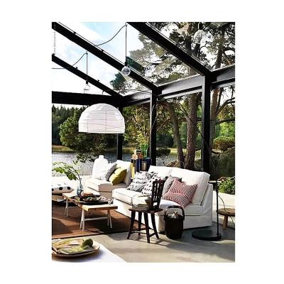 China Aluminum conservatory conservatory tempered glass building modern sunroom sunroom four seasons sunrooms glass houses for sale