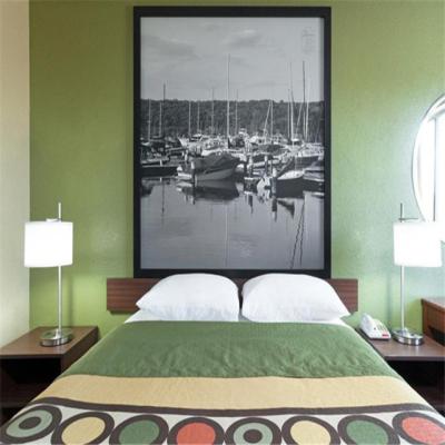 China Modern Hampton Inn Hotel Bed Room Casegood MDF Plywood With HPL Finished for sale