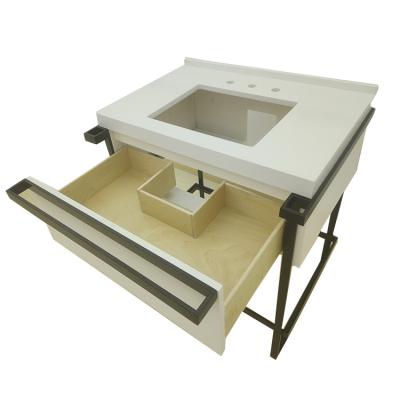 China Modern Bathroom Vanity Cabinet Sets With Sink Wall Mounted Hotel Bathroom Vanities for sale