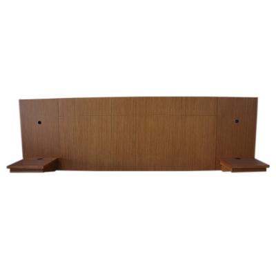 China Modern Commercial Wooden Apartment Living Room Furniture Bedroom Hotel Headboard King Headboard Drawstring Hyatt Modern Home Square for sale