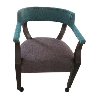 China Modern Hotel Leg Chair Solid Wood Public Chair for sale