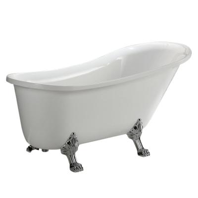 China Acrylic Freestanding Clawfoot in White Non-Whirlpool Freestanding Tub for sale