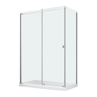 China Modern Hot Sale North America Frameless Sliding Door Shower Enclosure for sale