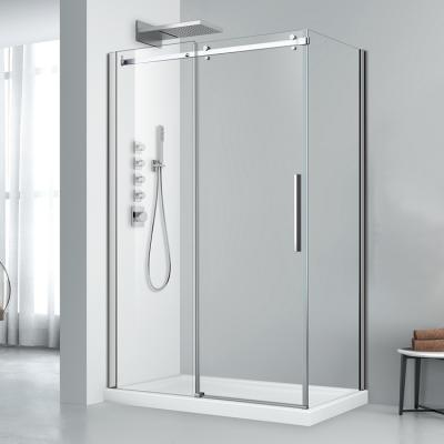 China With Frame Free Standing Glass Integral Molded Plastic Shower Cubicle for sale