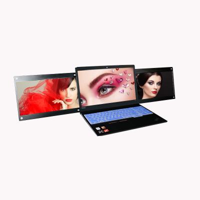 China Portable 13.3inch Speaker Monitor HD 1080p IPS Portable Monitor For Laptop Dual Screen for sale