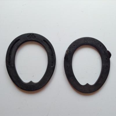 China Metal Racing Plates Horseshoes / Small Black Equine Horse Shoes for sale