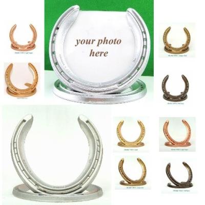 China Custom Metal Horseshoe Decorations For Home , Sand casting for sale