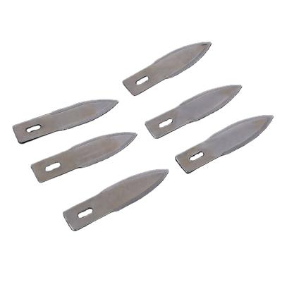 China Customized Non-variable Hunting Knife Blades SK5 Double Edged Curved Blade for sale