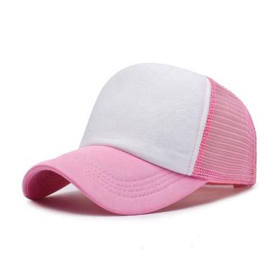 China Custom JOINT Baseball Cap With Back Foam Mesh Adjustable Blank 5-Panel Mesh Trucker Hat for sale