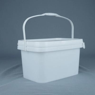 China 12' Poly Buil Square Storage Buckets met deksels 2 lbs Te koop