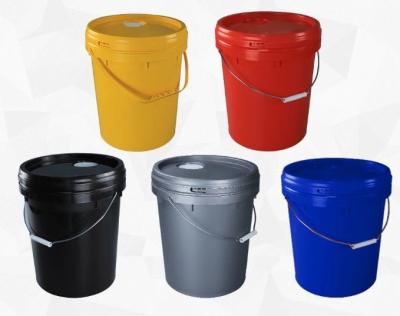 China Food Grade Polyethylene 5 Gallon Plastic Buckets White Pail OEM ODM for sale