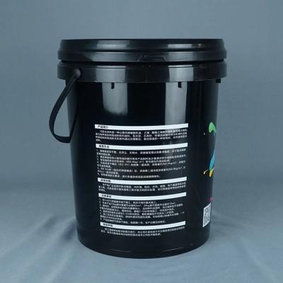 China OEM ODM 5 Gallon plastic emmers met deksels Zwart 5 Gallon emmers Te koop