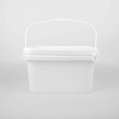 중국 Ergonomic Grip 20l Square Storage Buckets With Lids Rust Resistant 판매용